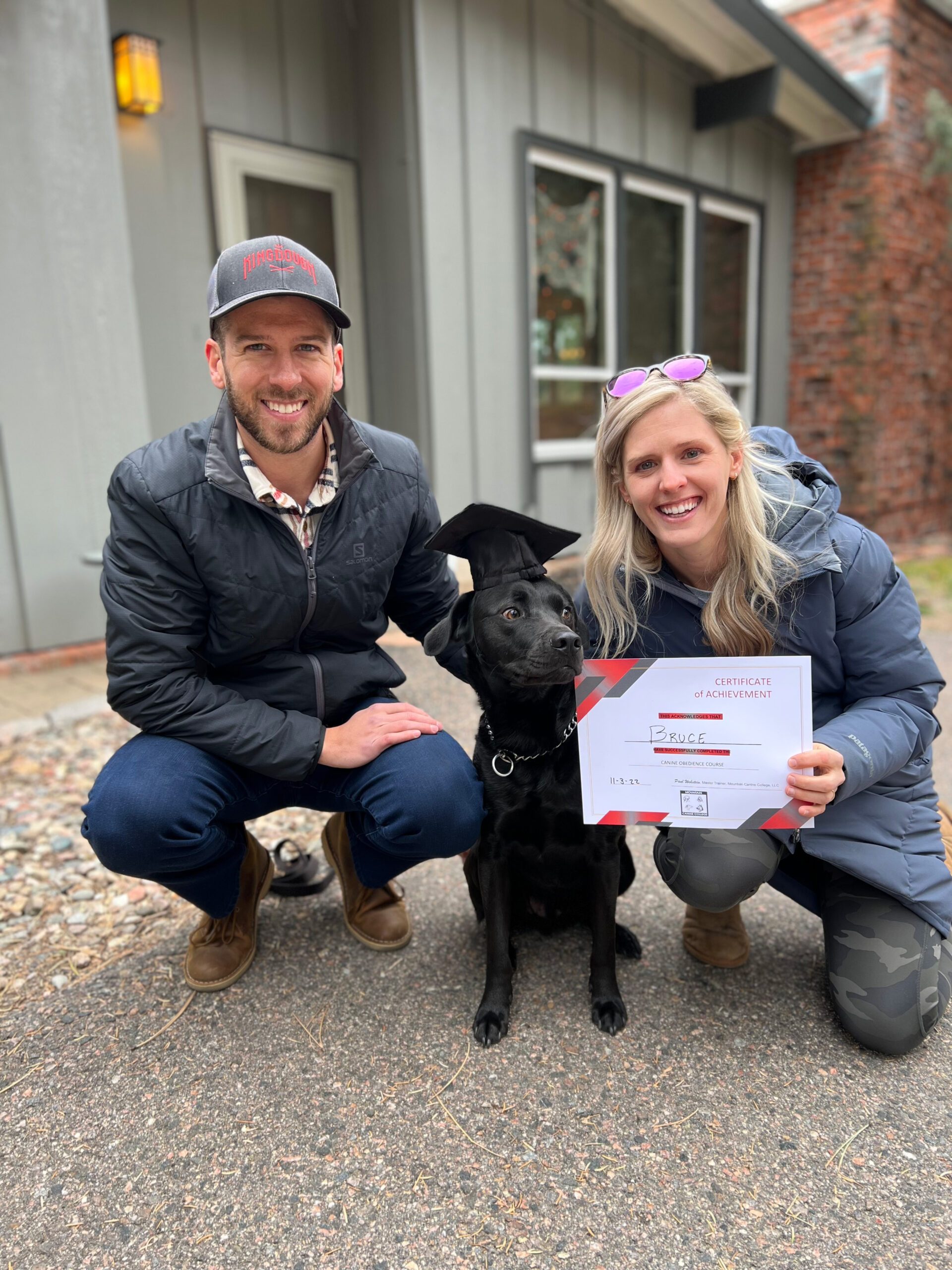 Dog Training Graduates. Mountain Canine Academy.